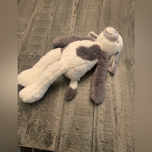 Cow Stuffed Animal, 15in, NWT, white and gray colors, super soft! - Picture 3 of 3